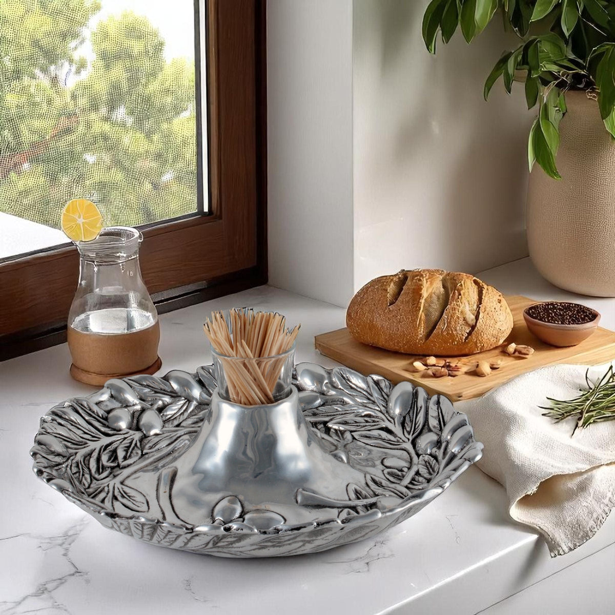 Arthur Court Olive Grove Olive Tidbit tray