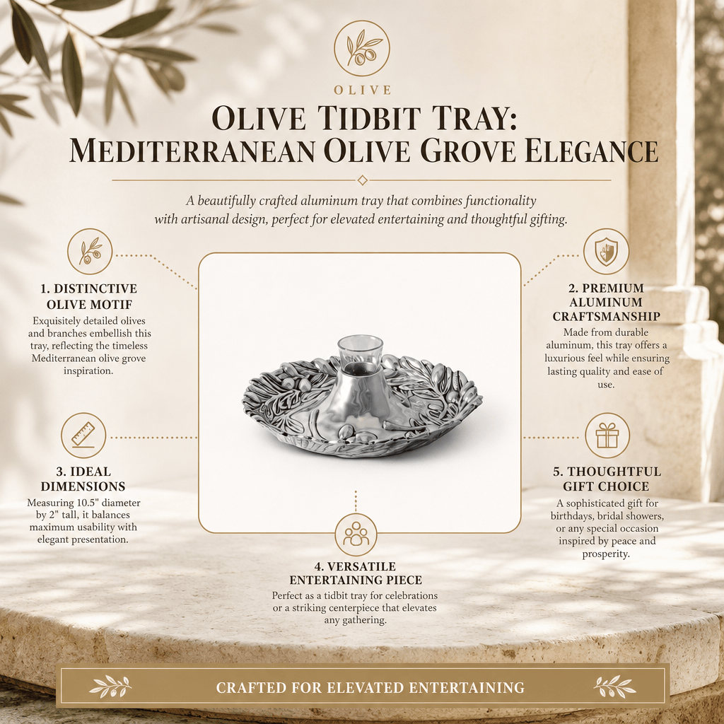 Arthur Court Olive Grove Olive Tidbit tray
