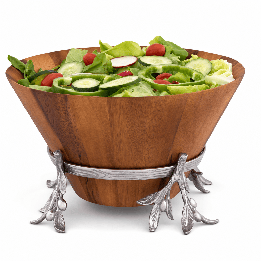 Arthur Court Olive Grove Olive Wood Salad Bowl