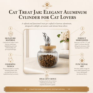 Arthur Court Pet Cat Treat Jar