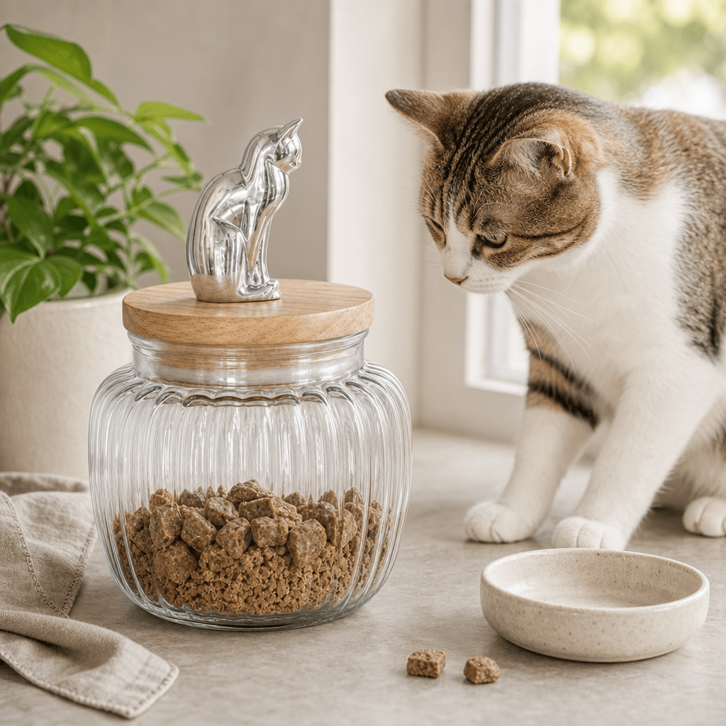 Arthur Court Pet Cat Treat Jar