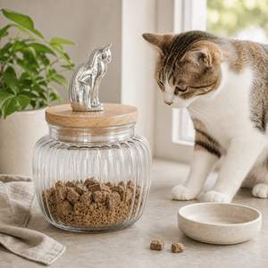 Arthur Court Pet Cat Treat Jar