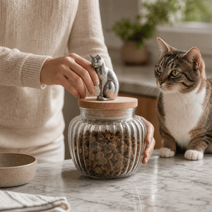 Arthur Court Pet Cat Treat Jar