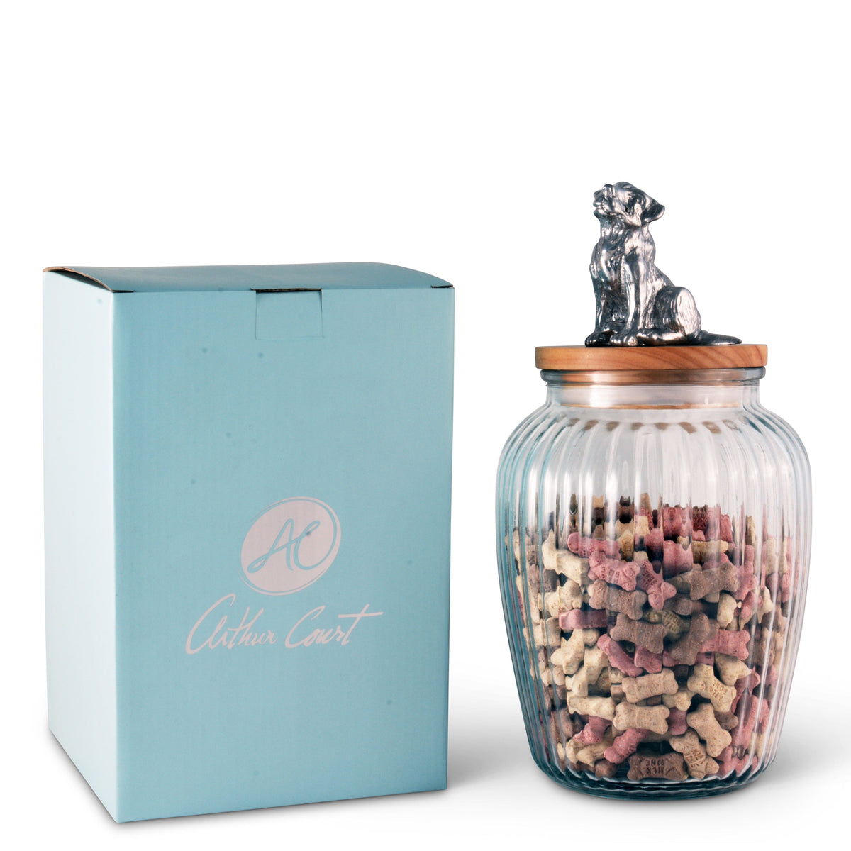 Arthur Court Pet Dog Treat Jar