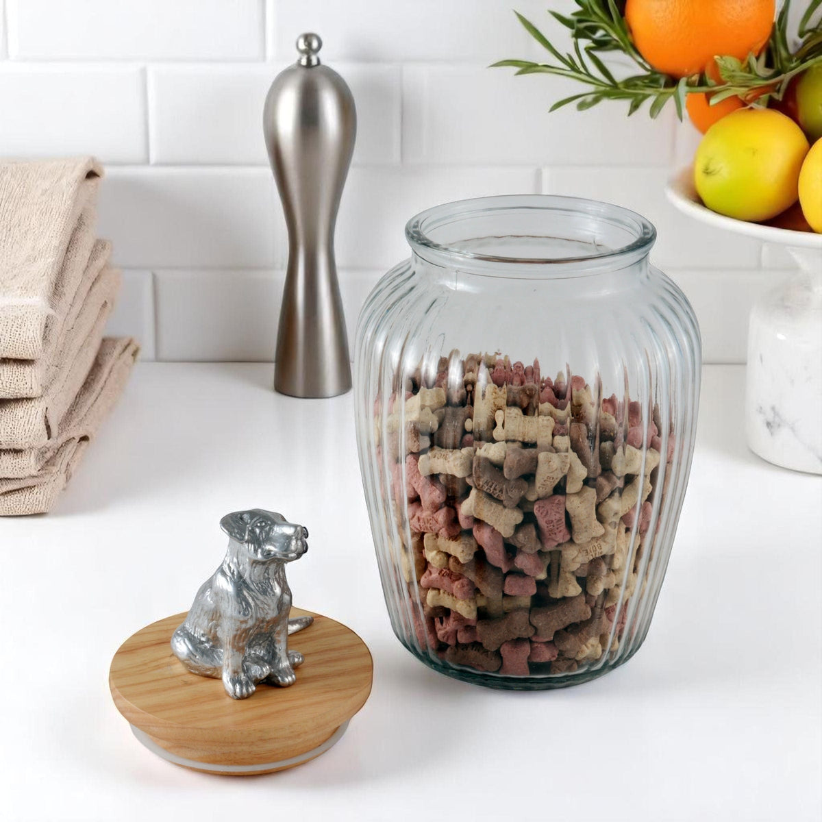 Arthur Court Pet Dog Treat Jar