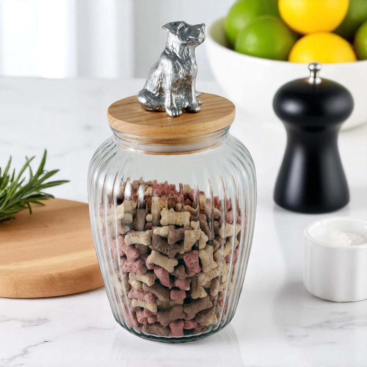 Arthur Court Pet Dog Treat Jar