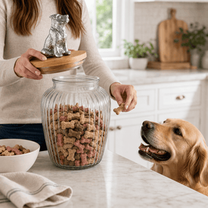 Arthur Court Pet Dog Treat Jar