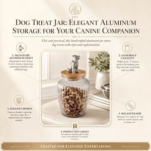 Arthur Court Pet Dog Treat Jar