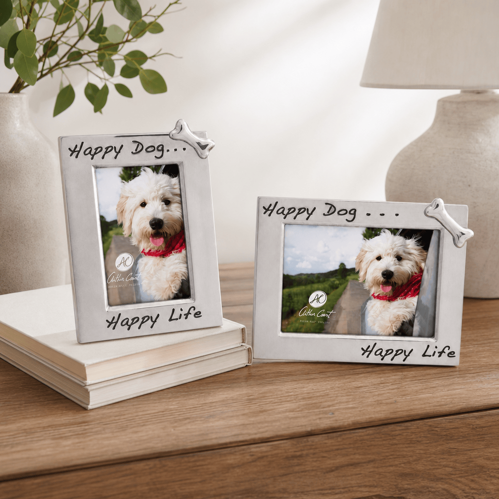 Arthur Court Pet Happy Dog 4 x 6 Frame