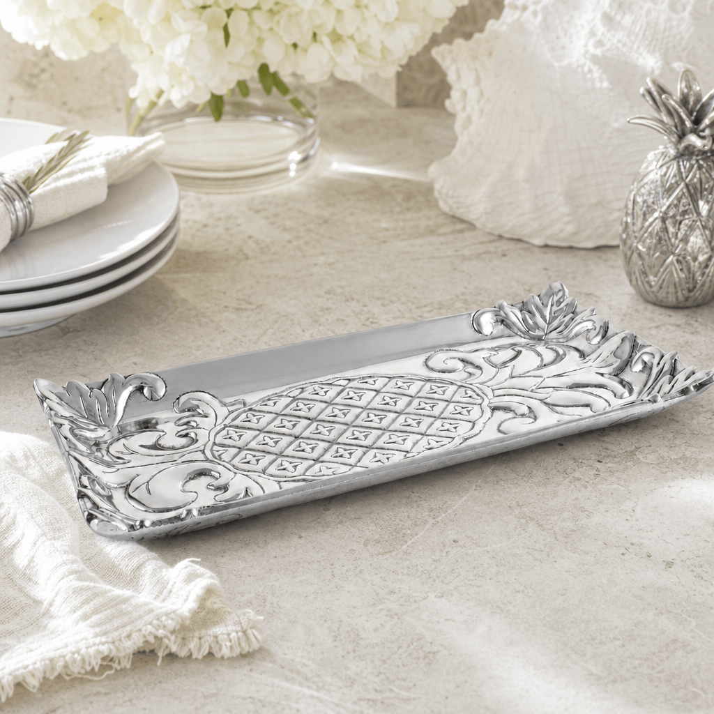 Arthur Court Pineapple Pineapple Bread Tray 6x12