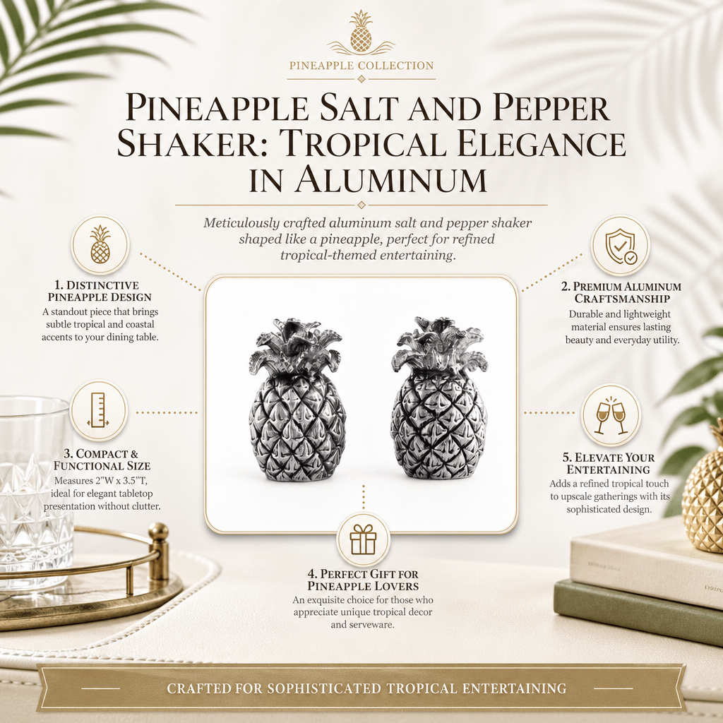 Arthur Court Pineapple Pineapple Salt and Pepper Shaker