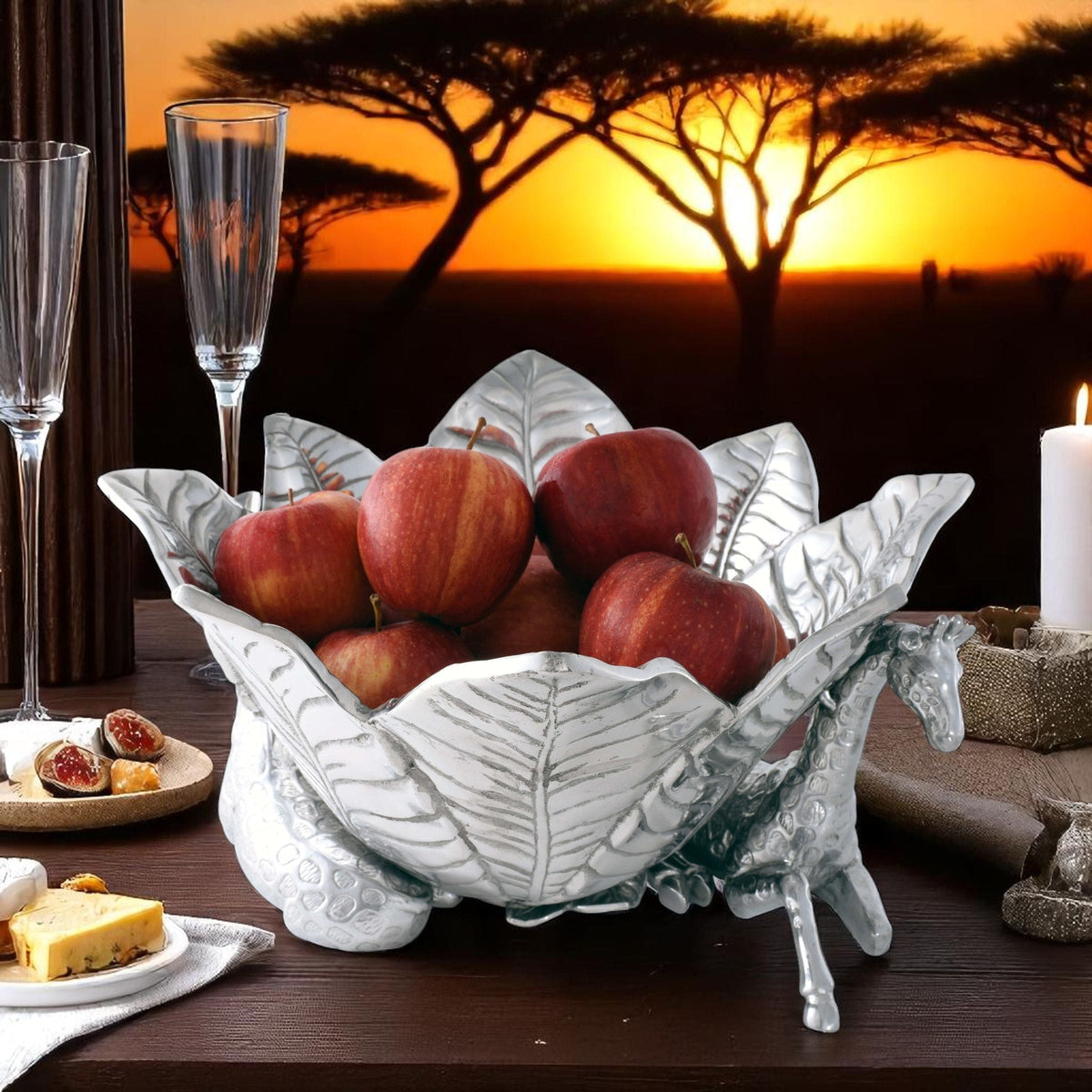 Arthur Court Safari Giraffe Ice Bucket