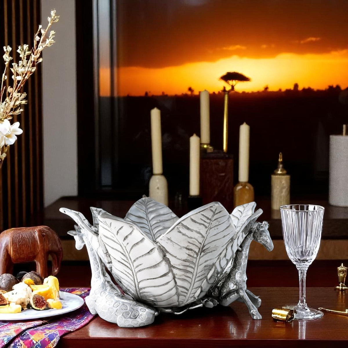 Arthur Court Safari Giraffe Ice Bucket