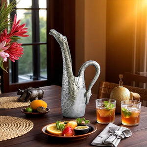 Arthur Court Safari Giraffe Pitcher
