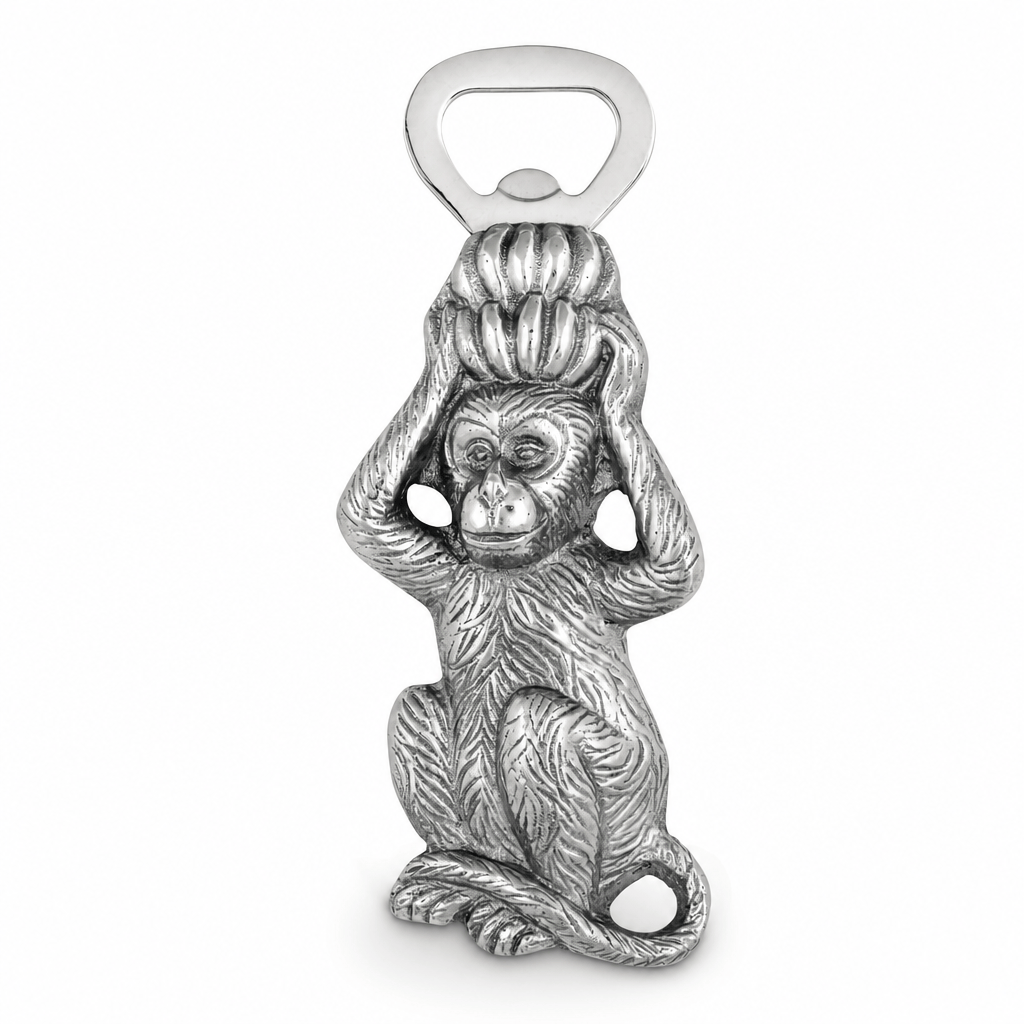 Arthur Court Safari Monkey Bottle Opener