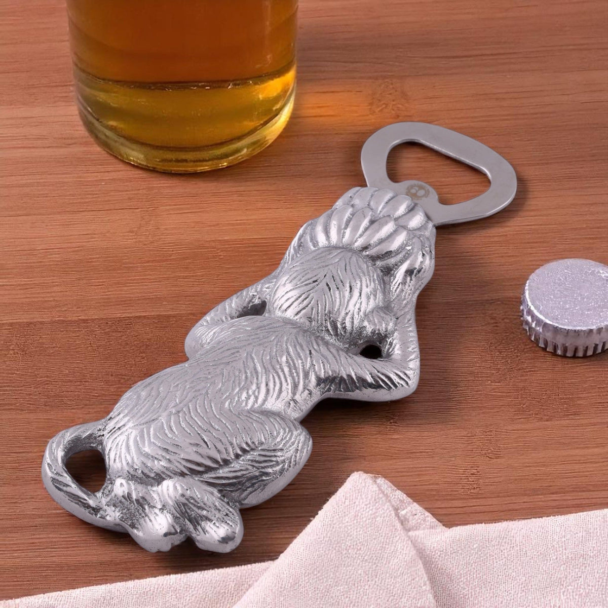 Arthur Court Safari Monkey Bottle Opener