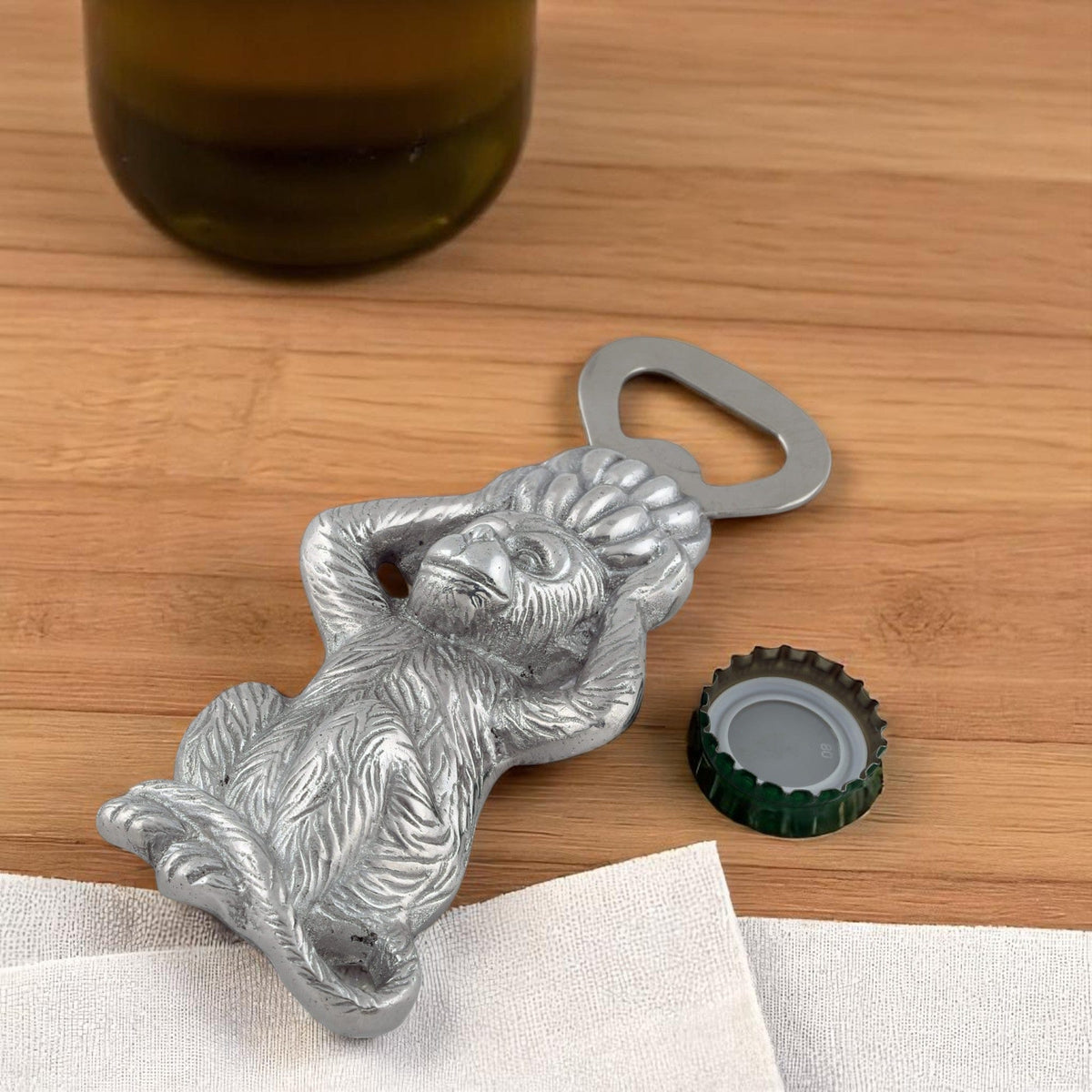 Arthur Court Safari Monkey Bottle Opener