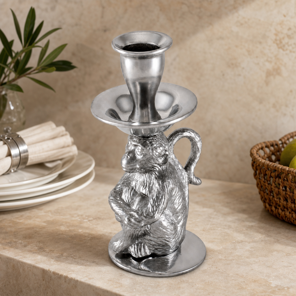 Arthur Court Safari Monkey Candle holders