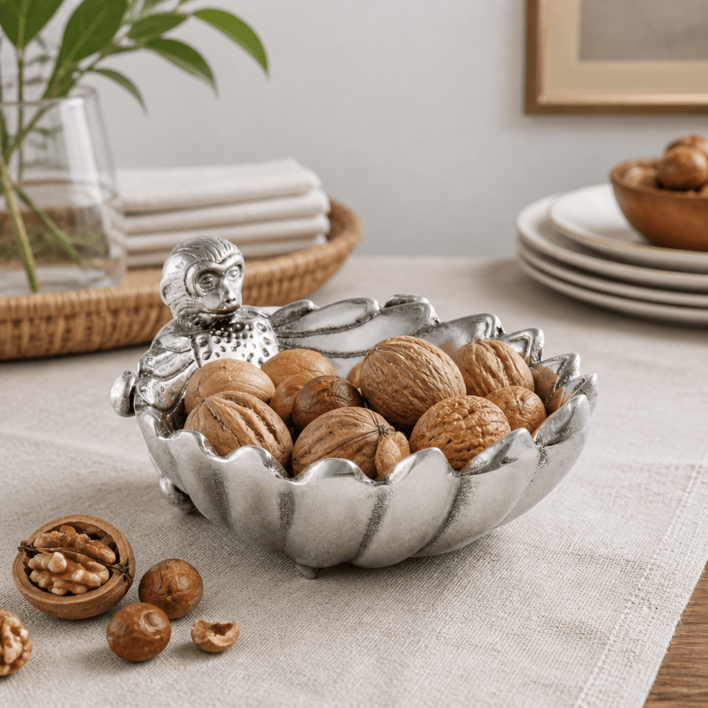 Arthur Court Safari Monkey Nut Bowl