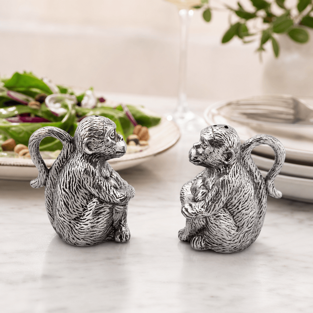 Arthur Court Safari Monkey Salt and Pepper