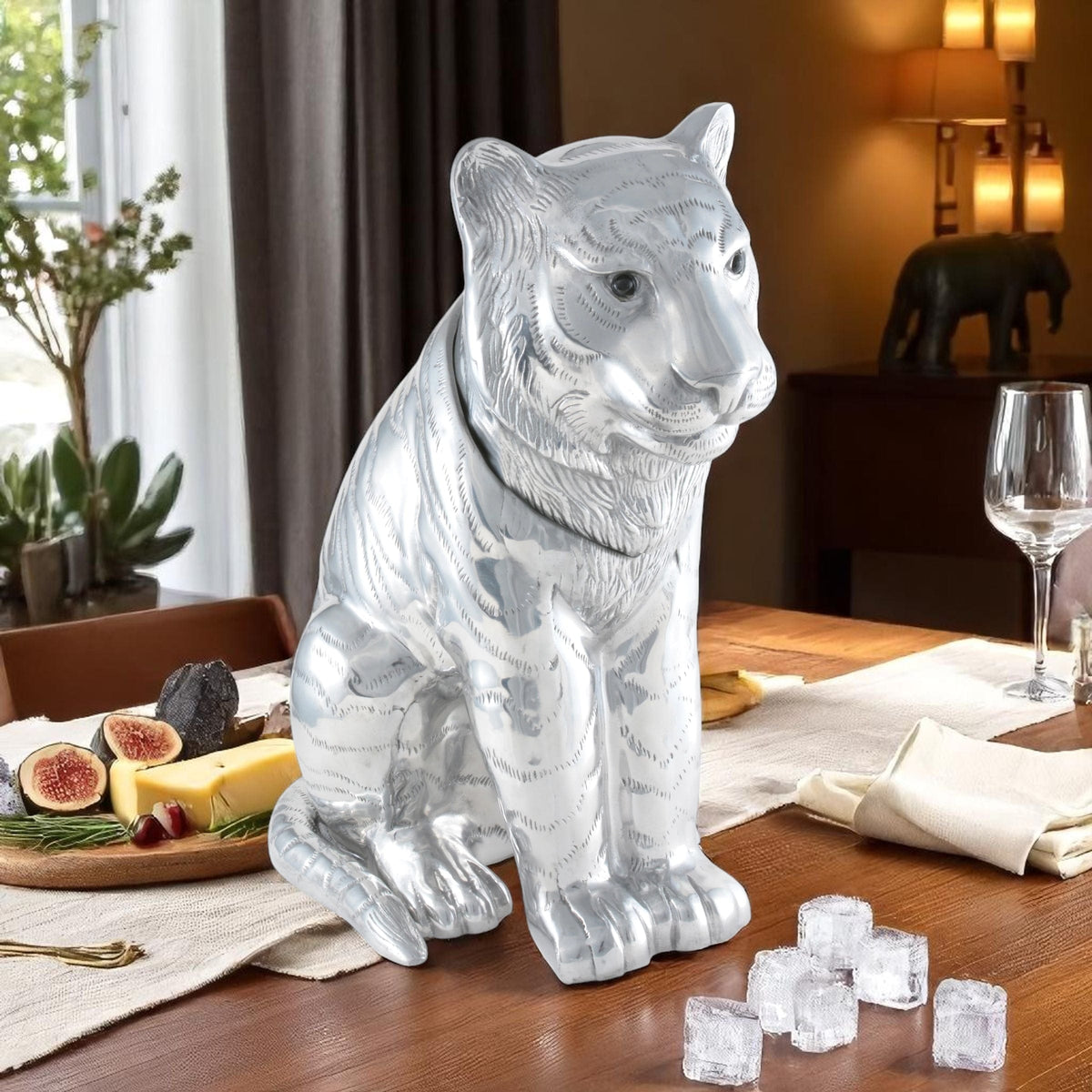 Arthur Court Safari Tiger Ice/Wine Buckets