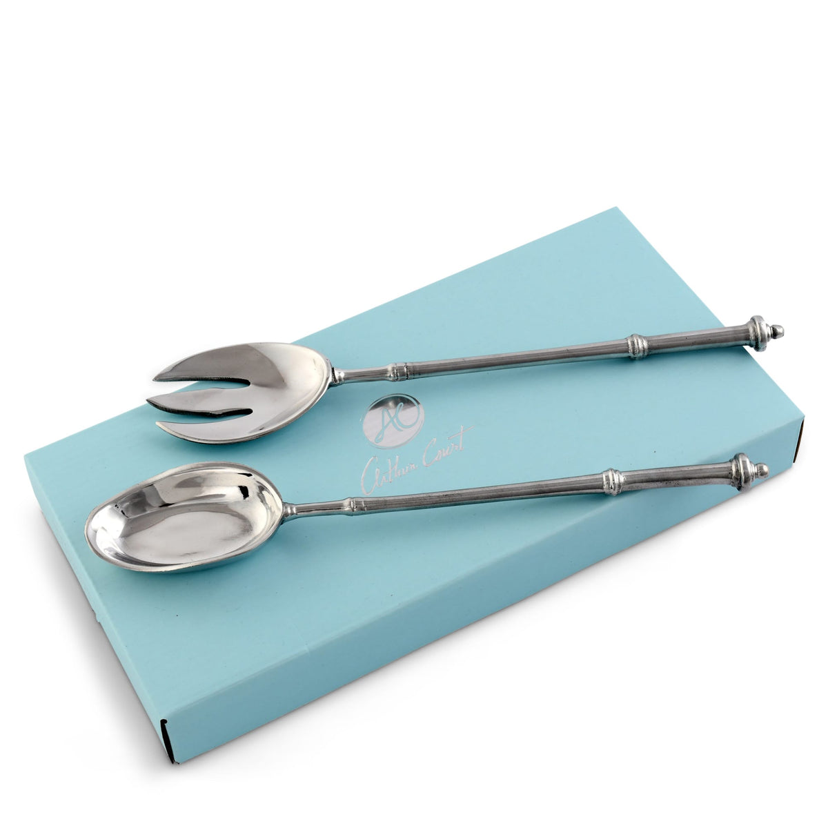 Arthur Court Salad Serving Set Beaded Serving Set