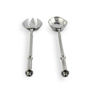 Arthur Court Salad Serving Set Beaded Serving Set