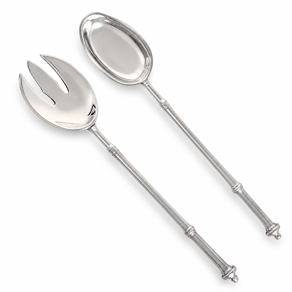 Arthur Court Salad Serving Set Beaded Serving Set