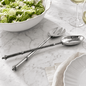 Arthur Court Salad Serving Set Beaded Serving Set
