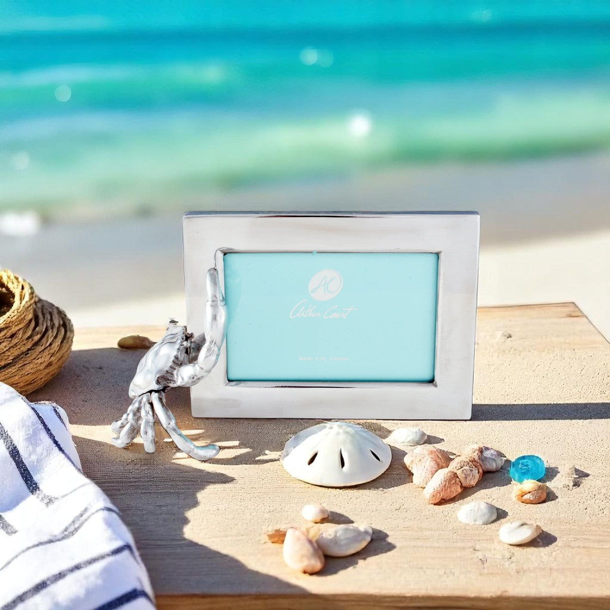 Arthur Court Sea and Shore 4x6 Crab Picture Frame