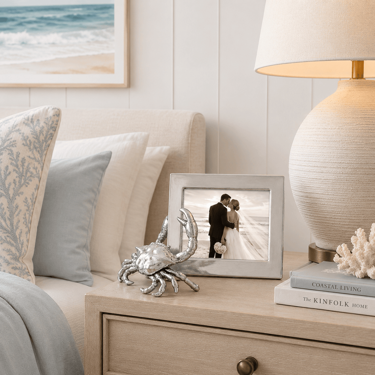 Arthur Court Sea and Shore 4x6 Crab Picture Frame