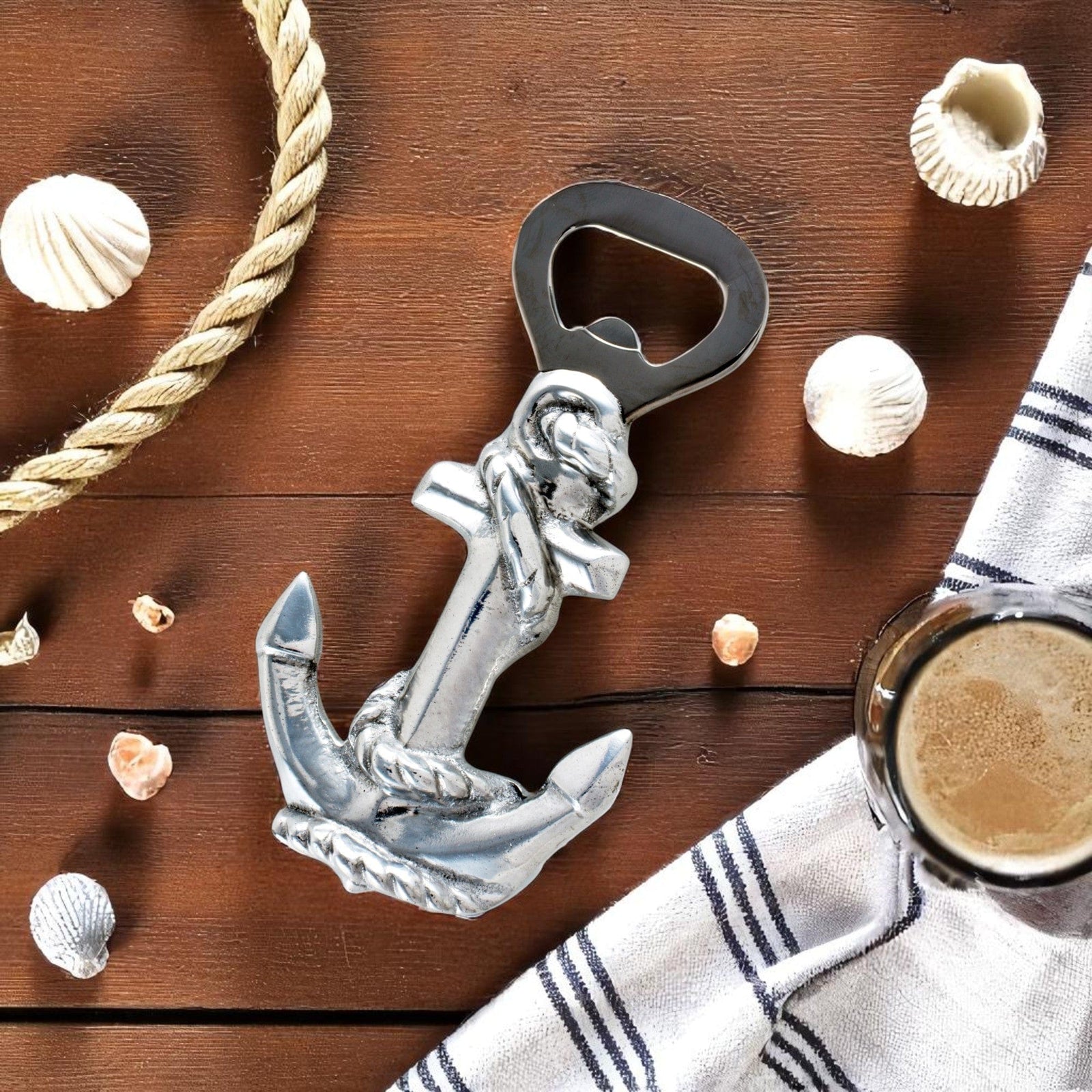 Arthur Court Sea and Shore Anchor Bottle Opener