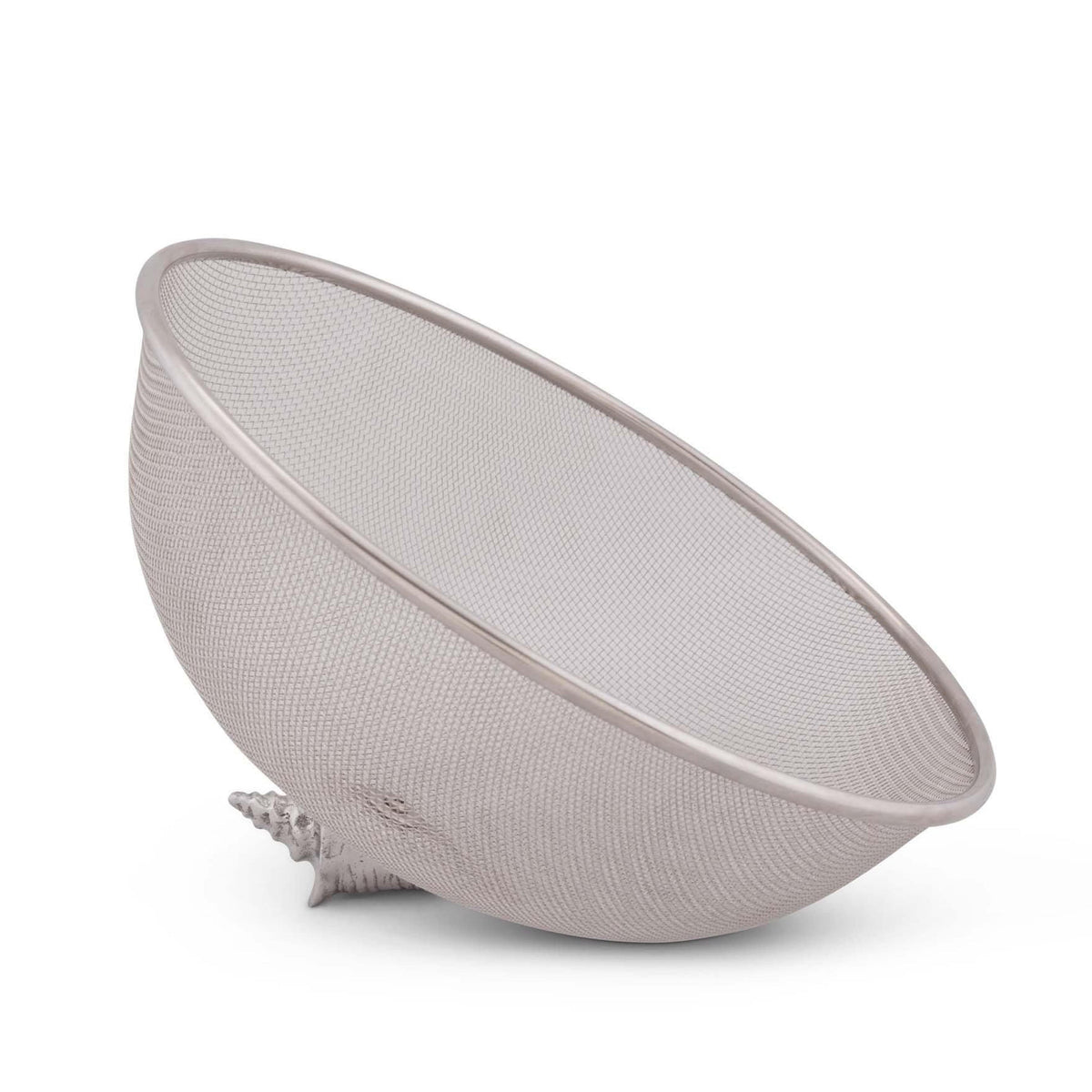 Arthur Court Sea and Shore Conch Shell Stainless Mesh Picnic Cover