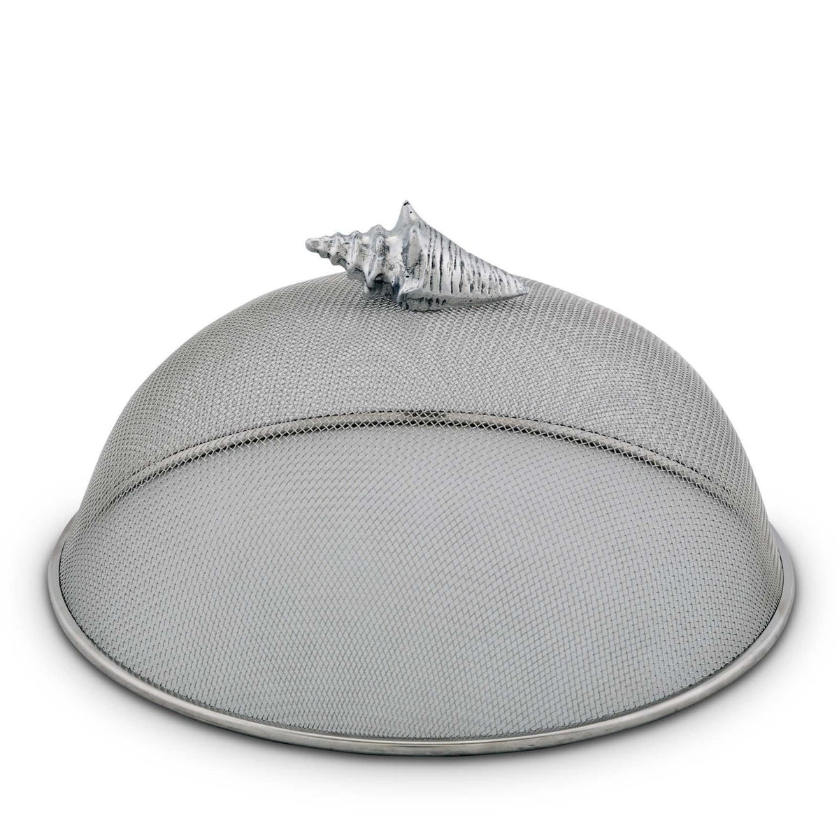 Arthur Court Sea and Shore Conch Shell Stainless Mesh Picnic Cover