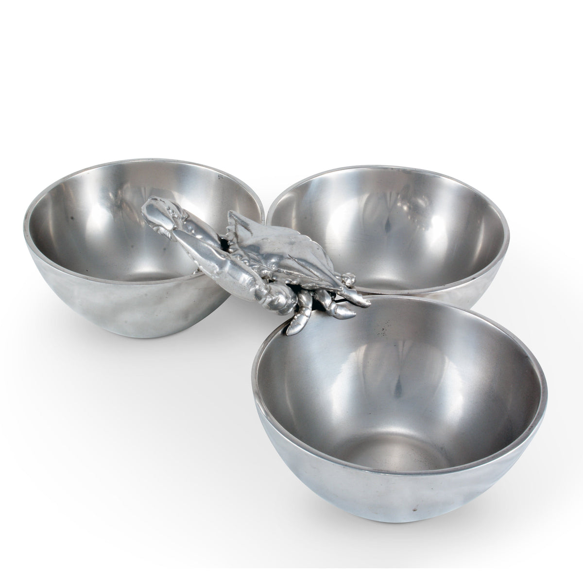 Arthur Court Sea and Shore Crab 3-Bowl Bowl