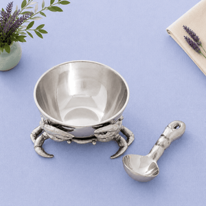 Arthur Court Sea and Shore Crab 3-Piece Condiment Set
