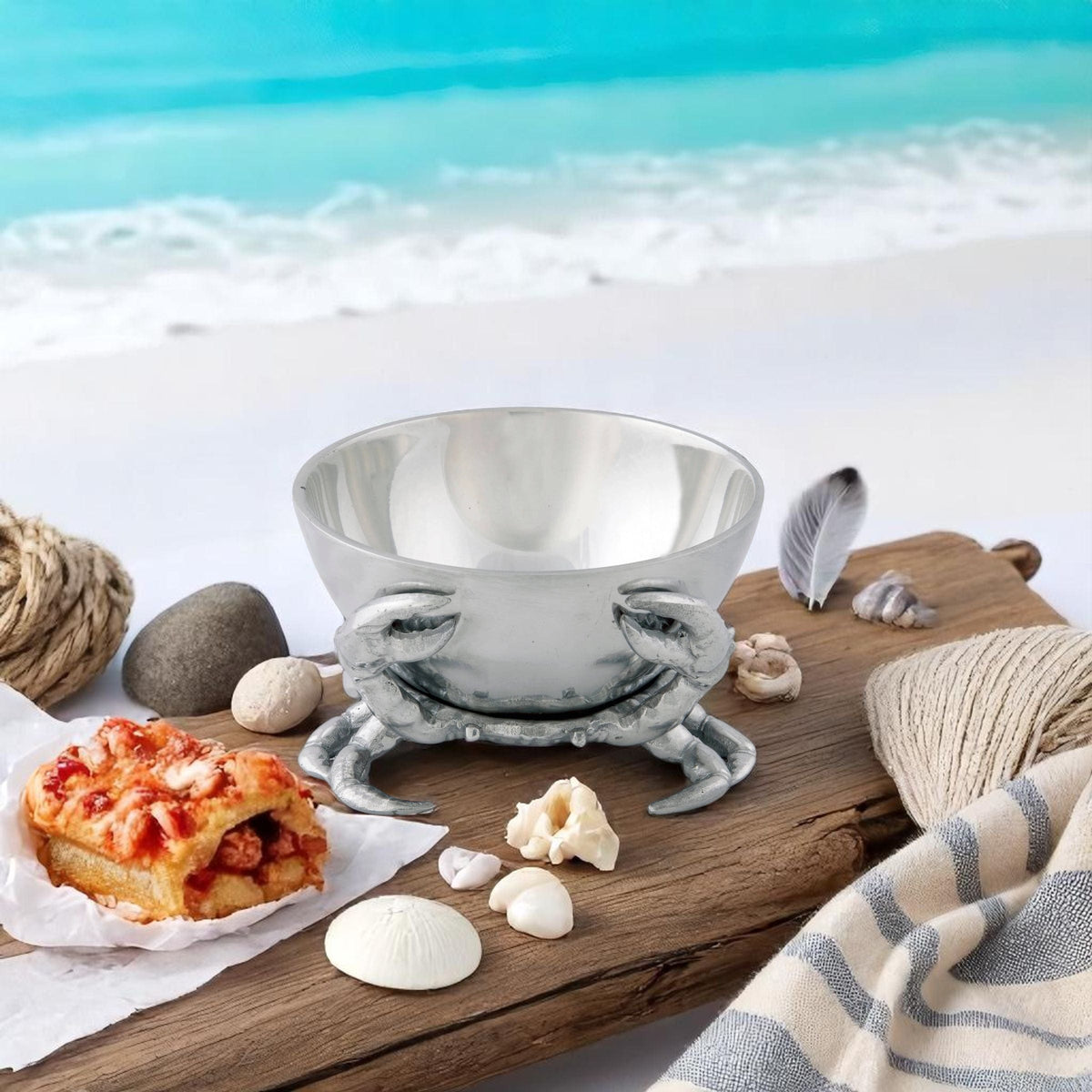 Arthur Court Sea and Shore Crab 5-1/2 Bowl