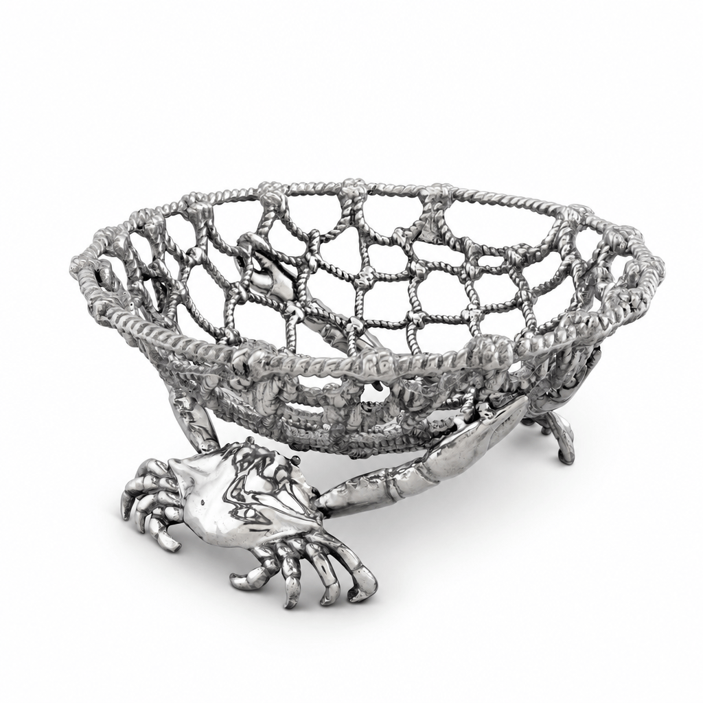 Arthur Court Sea and Shore Crab and Net Fruit Basket