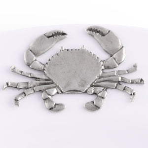Arthur Court Sea and Shore Crab Melamine Lunch Plates - Set of 4