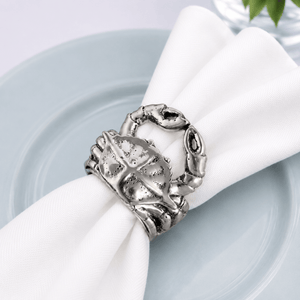 Arthur Court Sea and Shore Crab Napkin Rings - set of 4