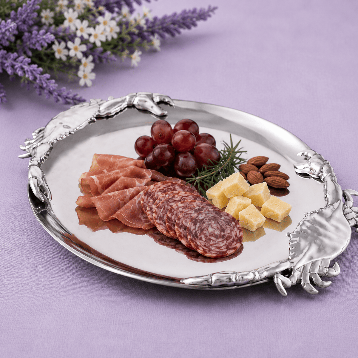 Arthur Court Sea and Shore Crab Oval Platter