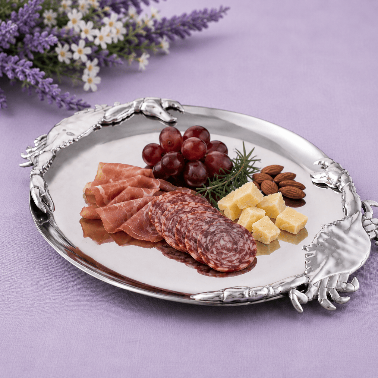 Arthur Court Sea and Shore Crab Oval Platter