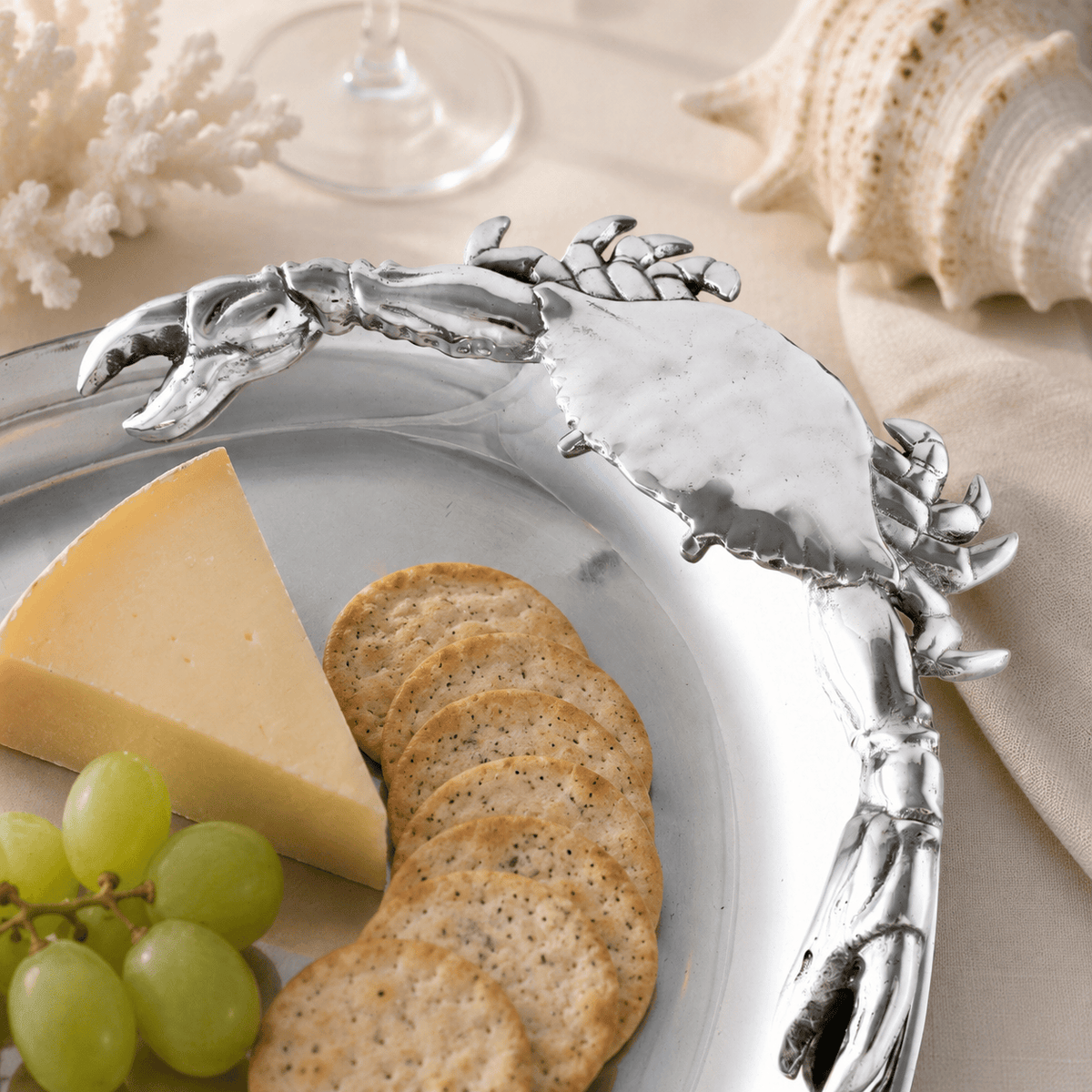 Arthur Court Sea and Shore Crab Oval Platter
