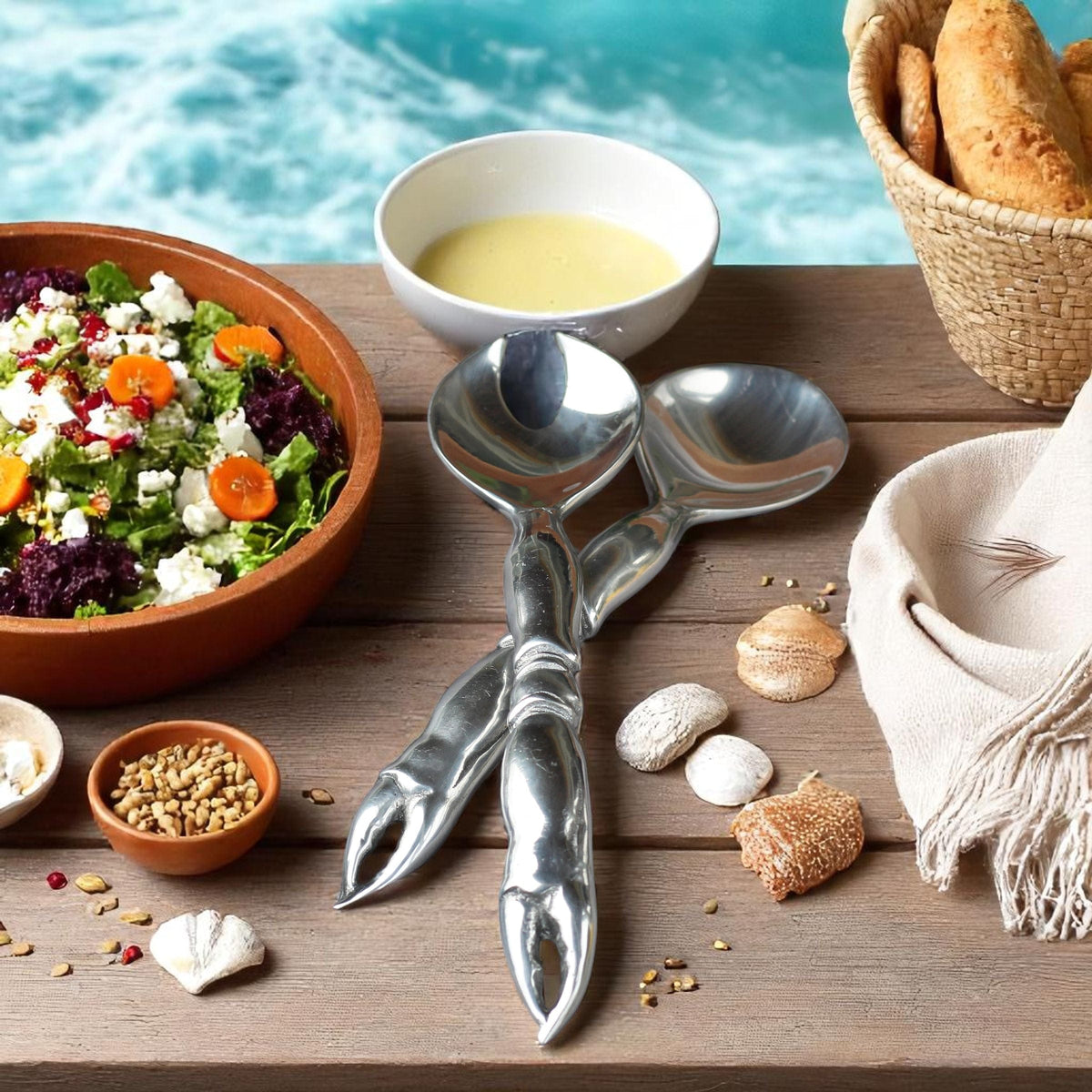 Arthur Court Sea and Shore Crab Serving Set