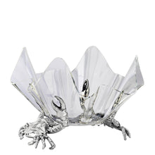 Arthur Court Sea and Shore Crab Stand Acrylic Bowl 14