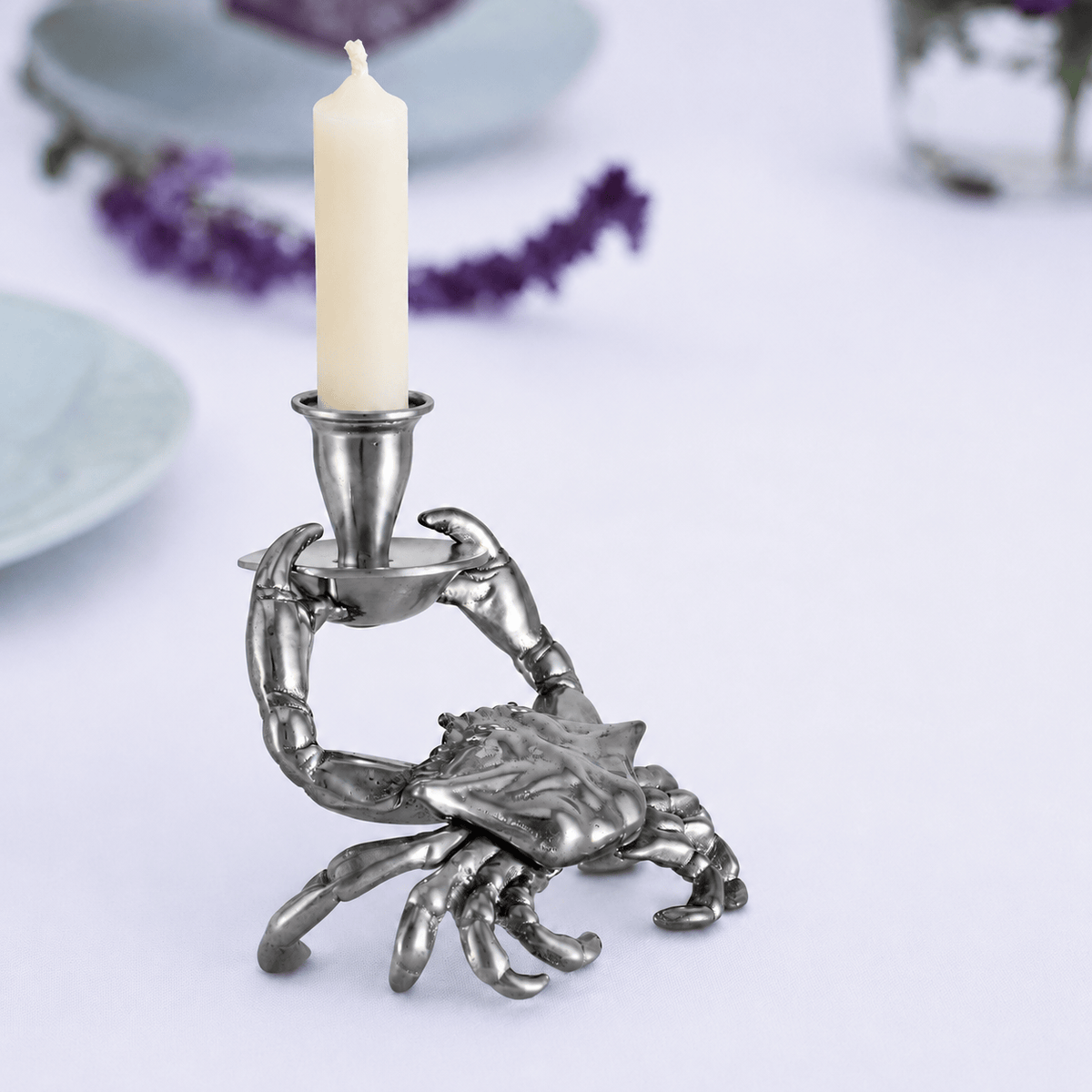 Arthur Court Sea and Shore Crab Taper Candle Holders