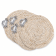 Crab Twisted Seagrass Placemats - set of 4