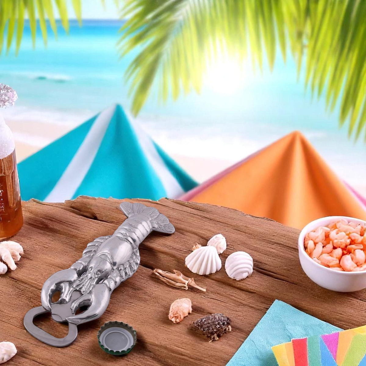 Arthur Court Sea and Shore Crawdad Bottle Opener