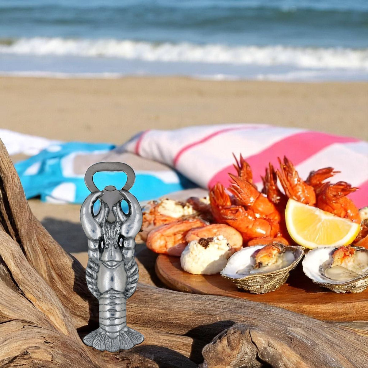 Arthur Court Sea and Shore Crawdad Bottle Opener