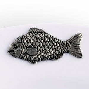 Arthur Court Sea and Shore Fish Melamine Lunch Plates - Set of 4